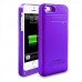 Portable 2200mAh External Battery Charger Case Power for iPhone 5 5S, Purple